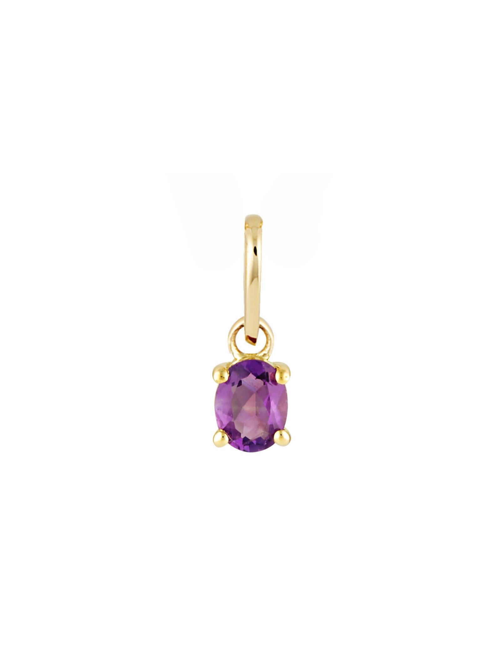 Picture of Luna Rae Solid 9k Gold Amethyst Necklace