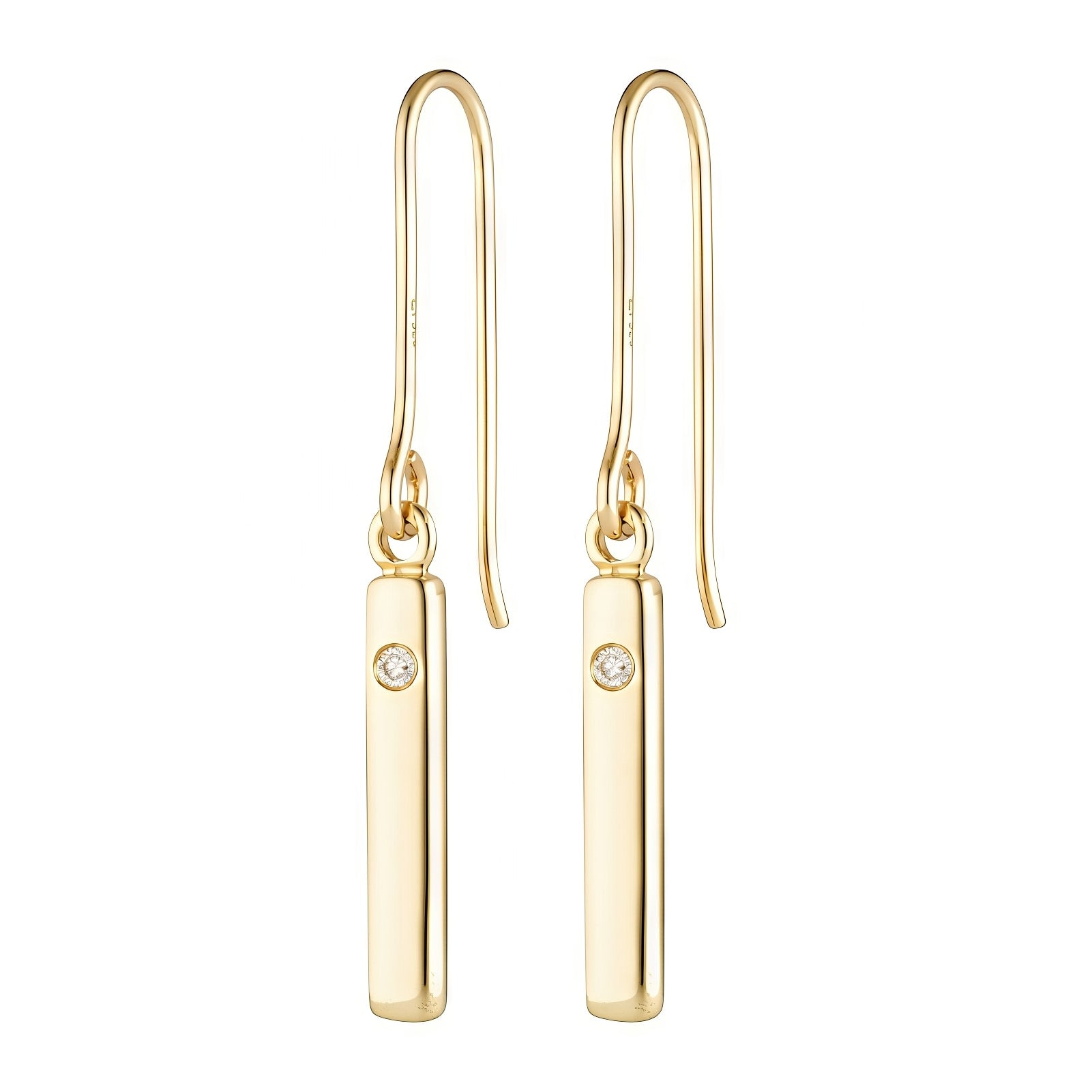 Picture of Luna Rae Solid 9k Gold Amore Earrings