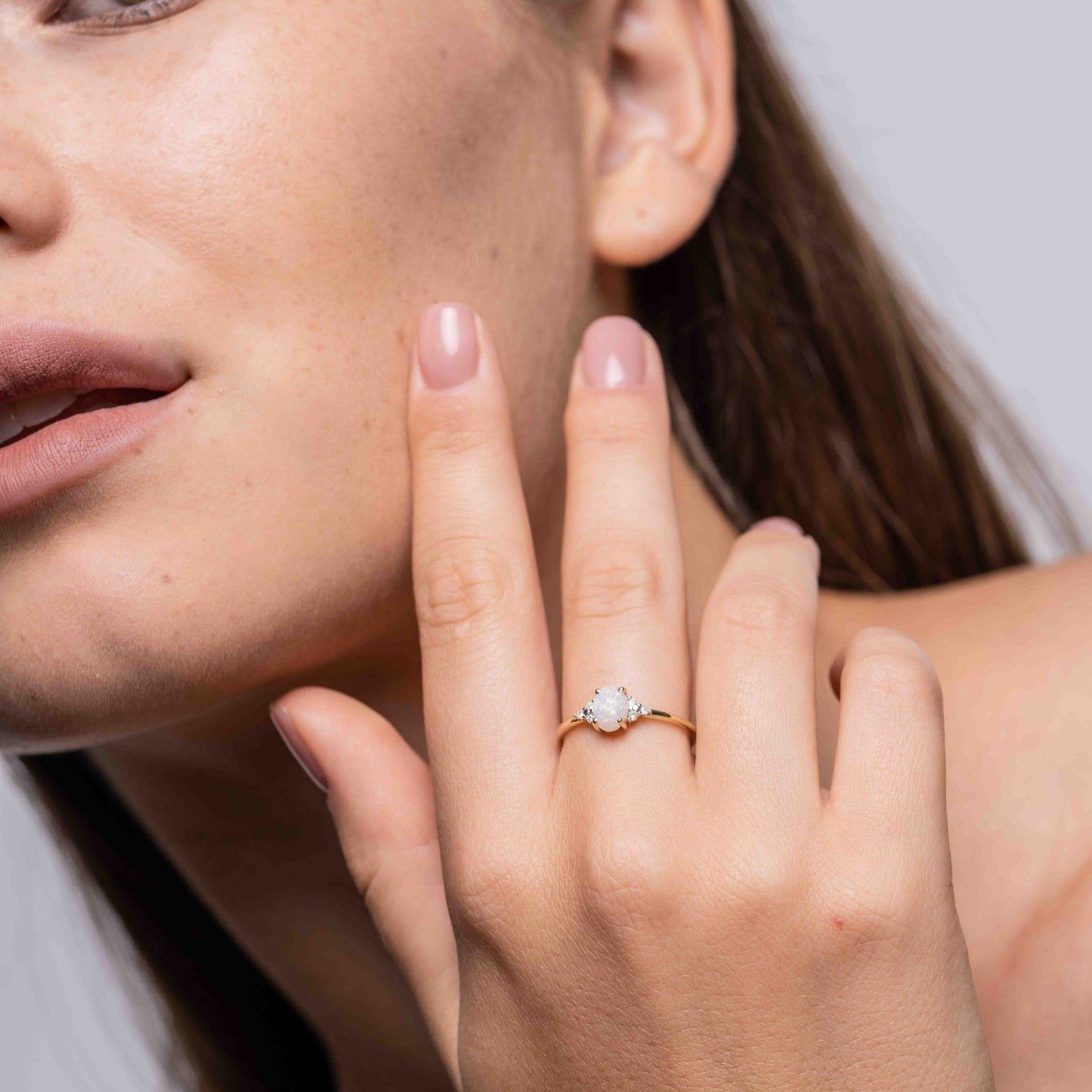 Picture of Luna Rae Solid 9k Gold Aurora Ring