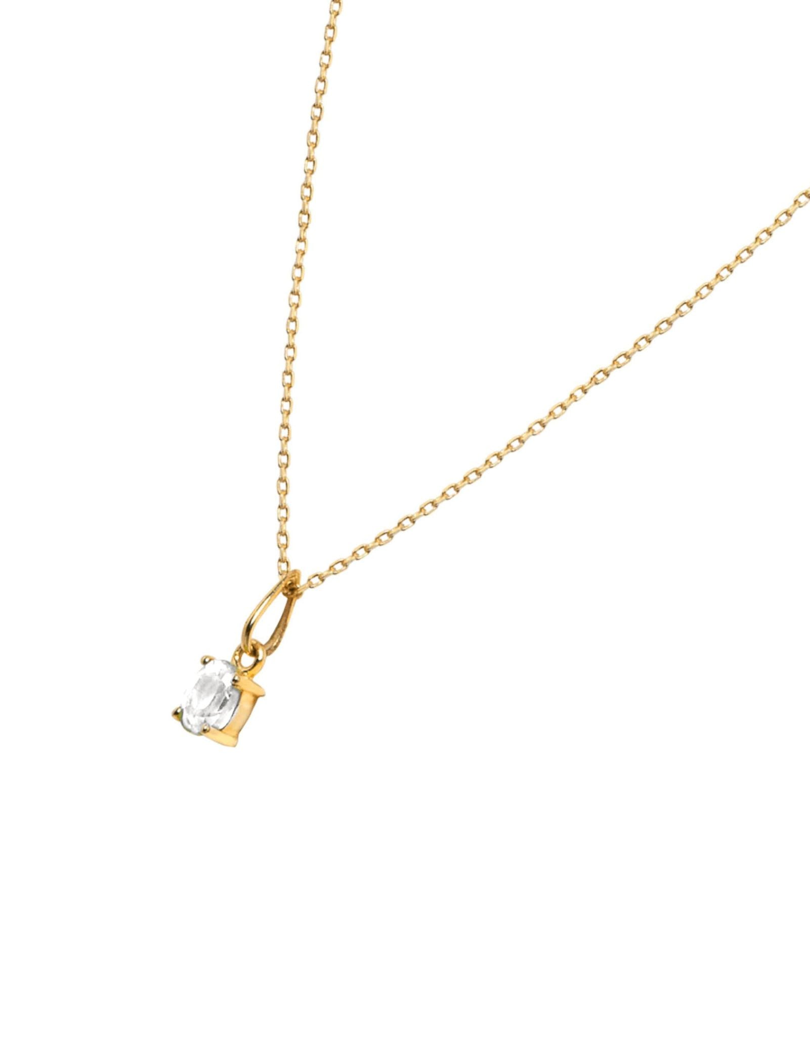 Picture of Luna Rae Solid 9k Gold Diamond Necklace