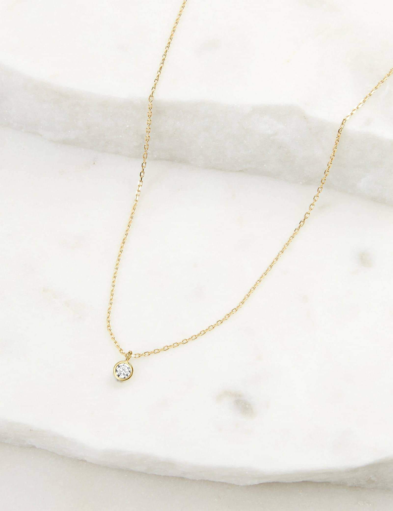 Picture of Luna Rae Solid 9k Gold Diamond Sky Necklace