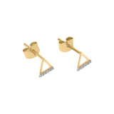 Picture of Luna Rae Solid 9k Gold Fire Element Studs