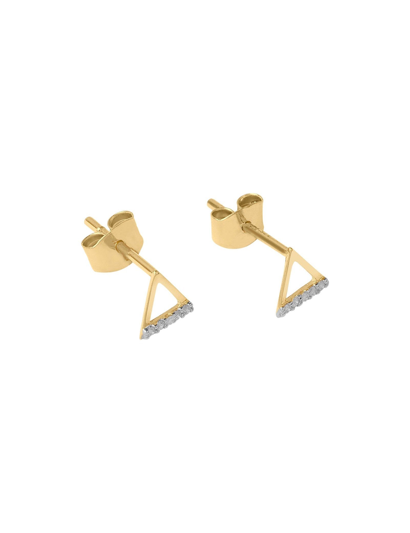 Picture of Luna Rae Solid 9k Gold Fire Element Studs