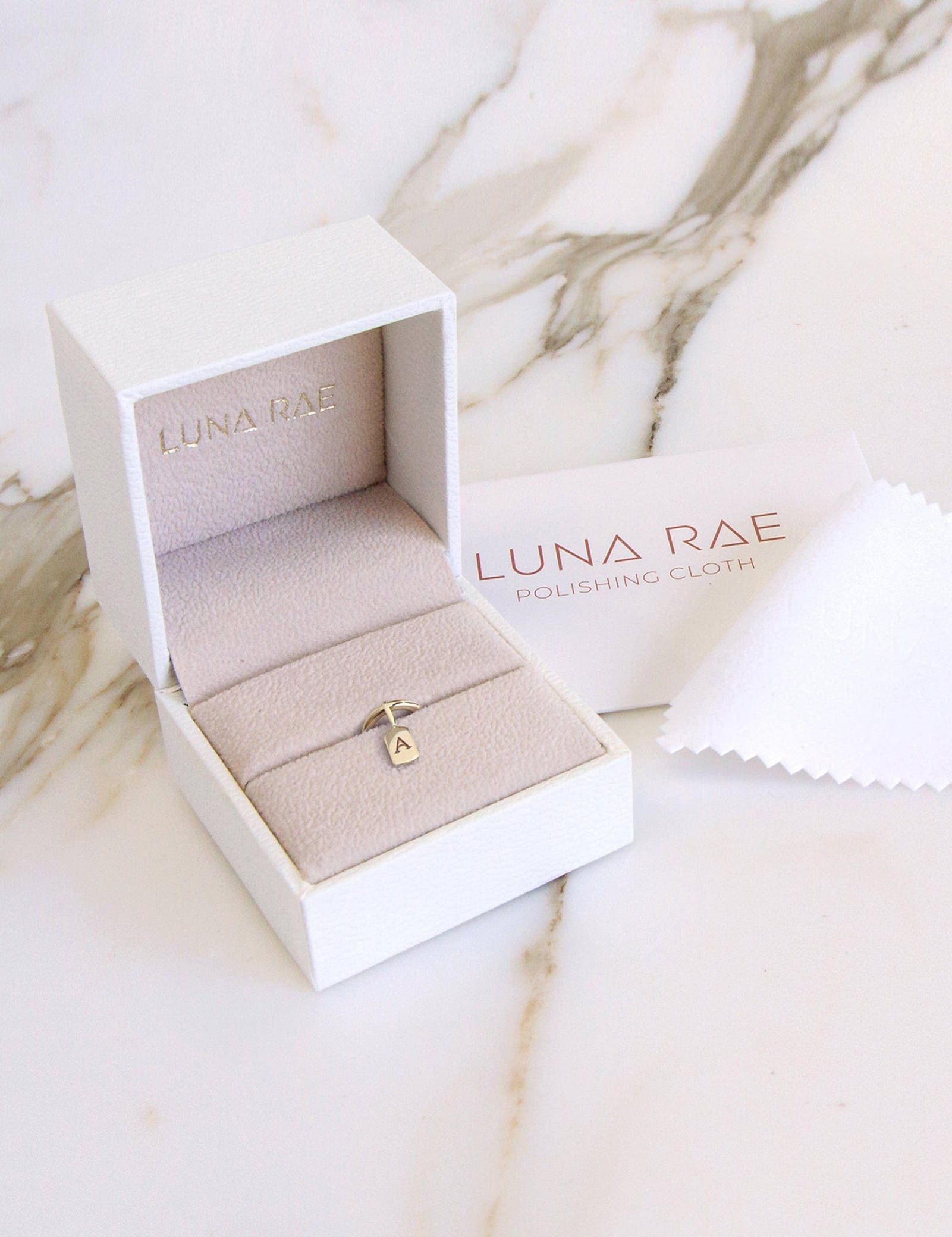 Picture of Luna Rae Yellow Gold Letter L