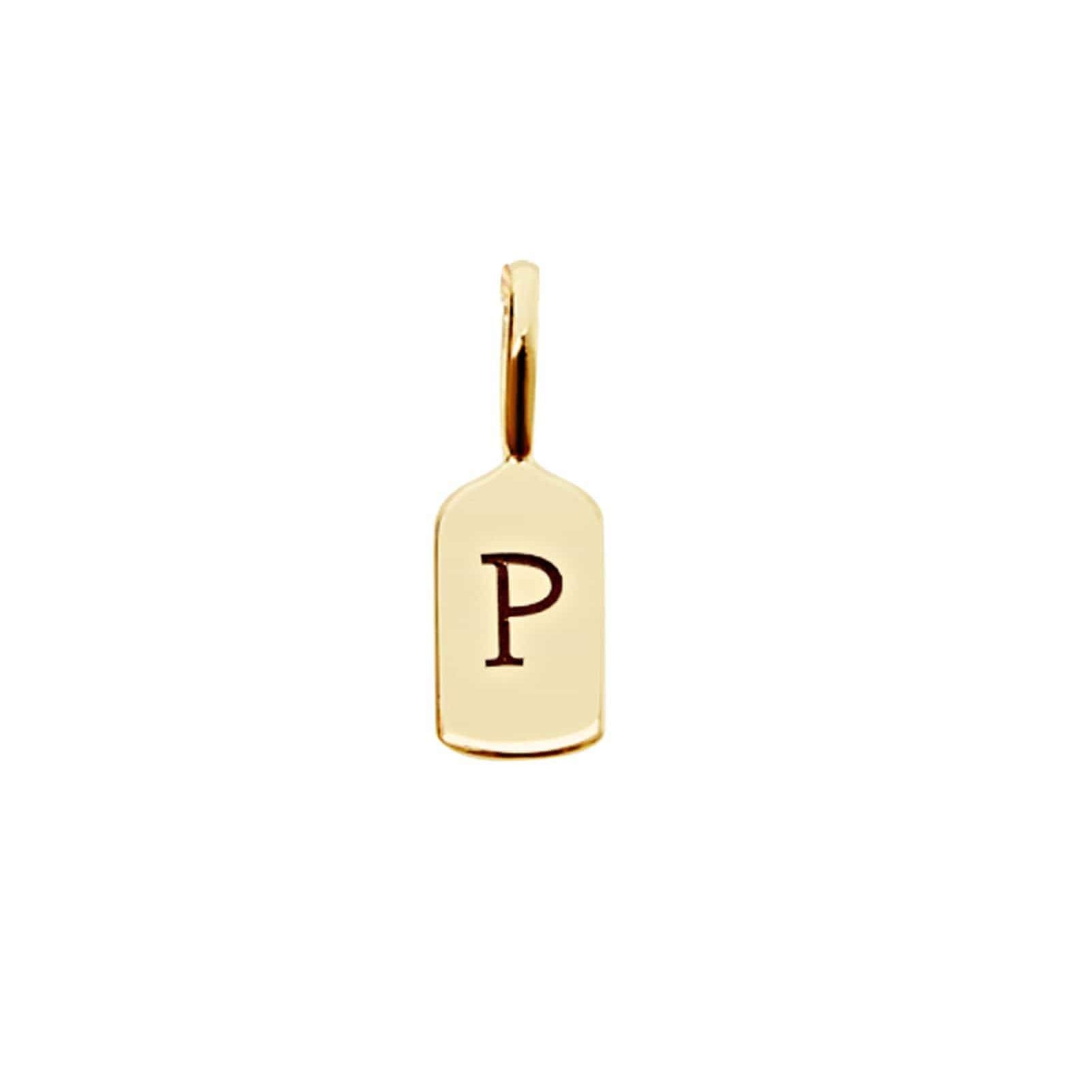 Picture of Luna Rae Yellow Gold Letter P