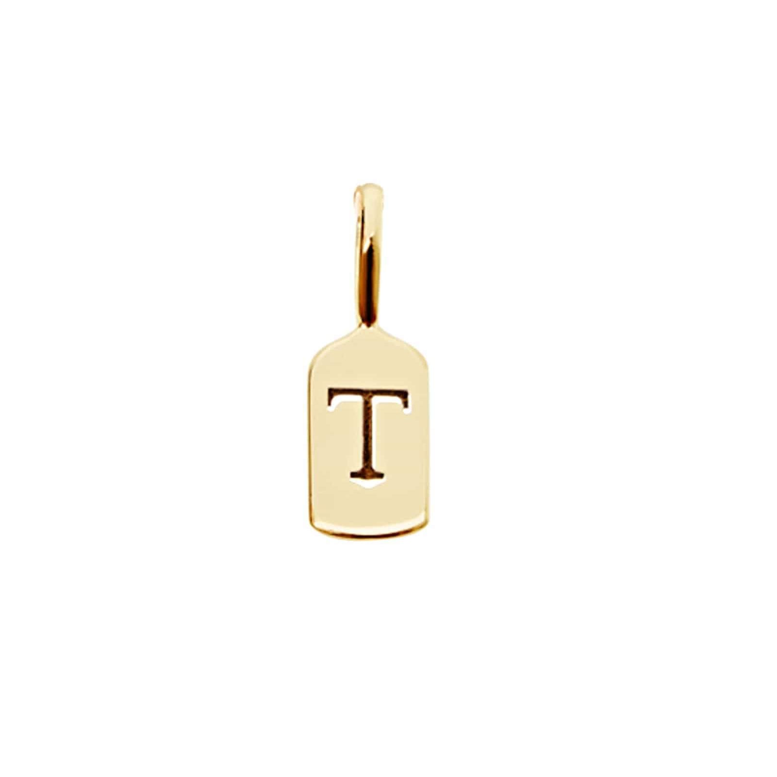 Picture of Luna Rae Yellow Gold Letter T