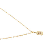 Picture of Luna Rae Yellow Gold Letter X