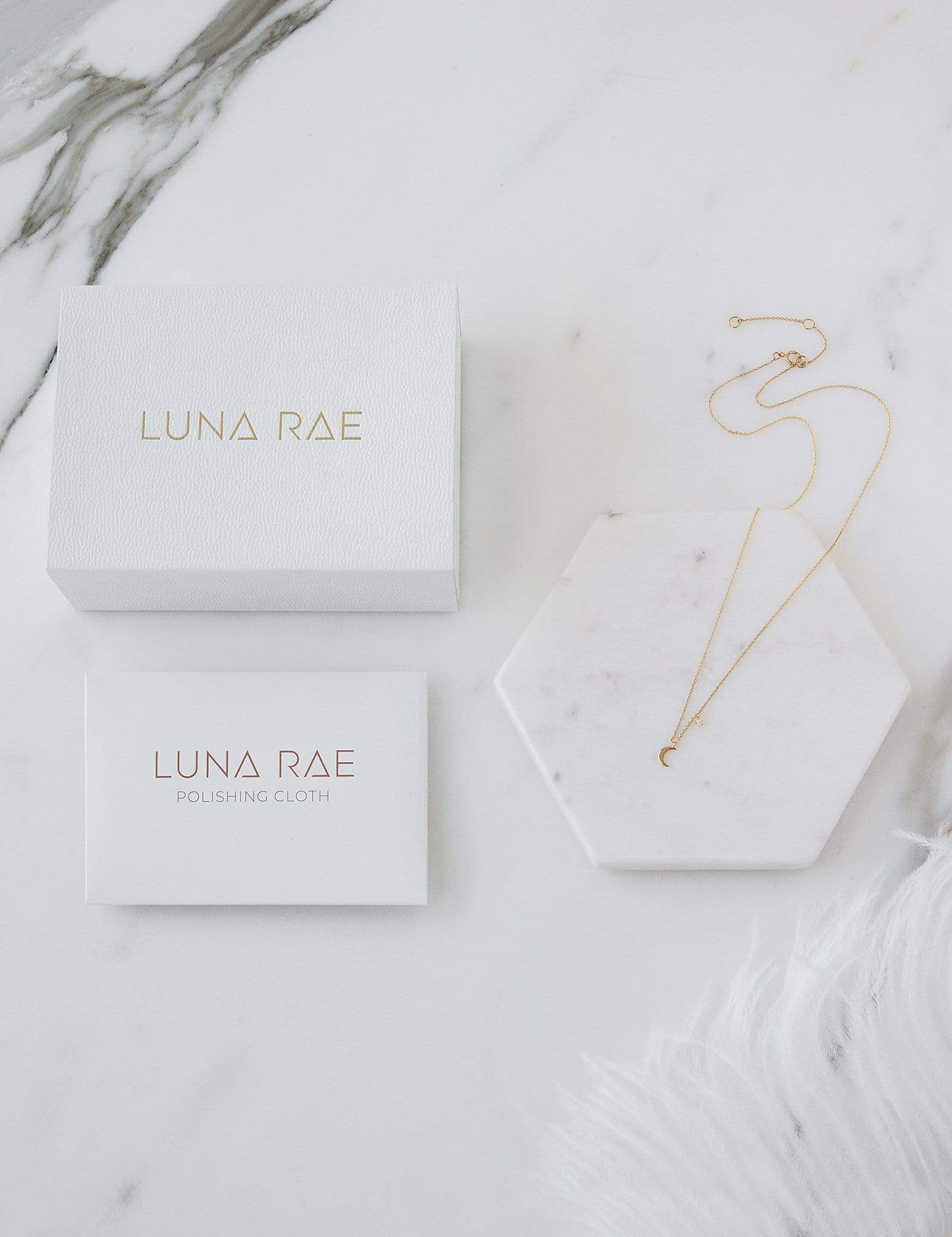 Picture of Luna Rae Solid 9k Gold Luna Necklace