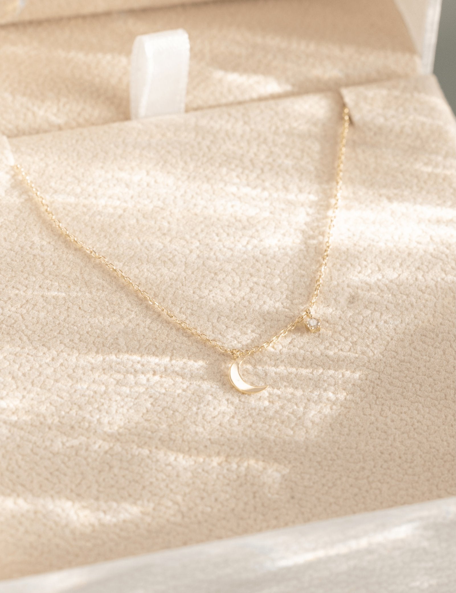 Picture of Luna Rae Solid 9k Gold Luna Necklace