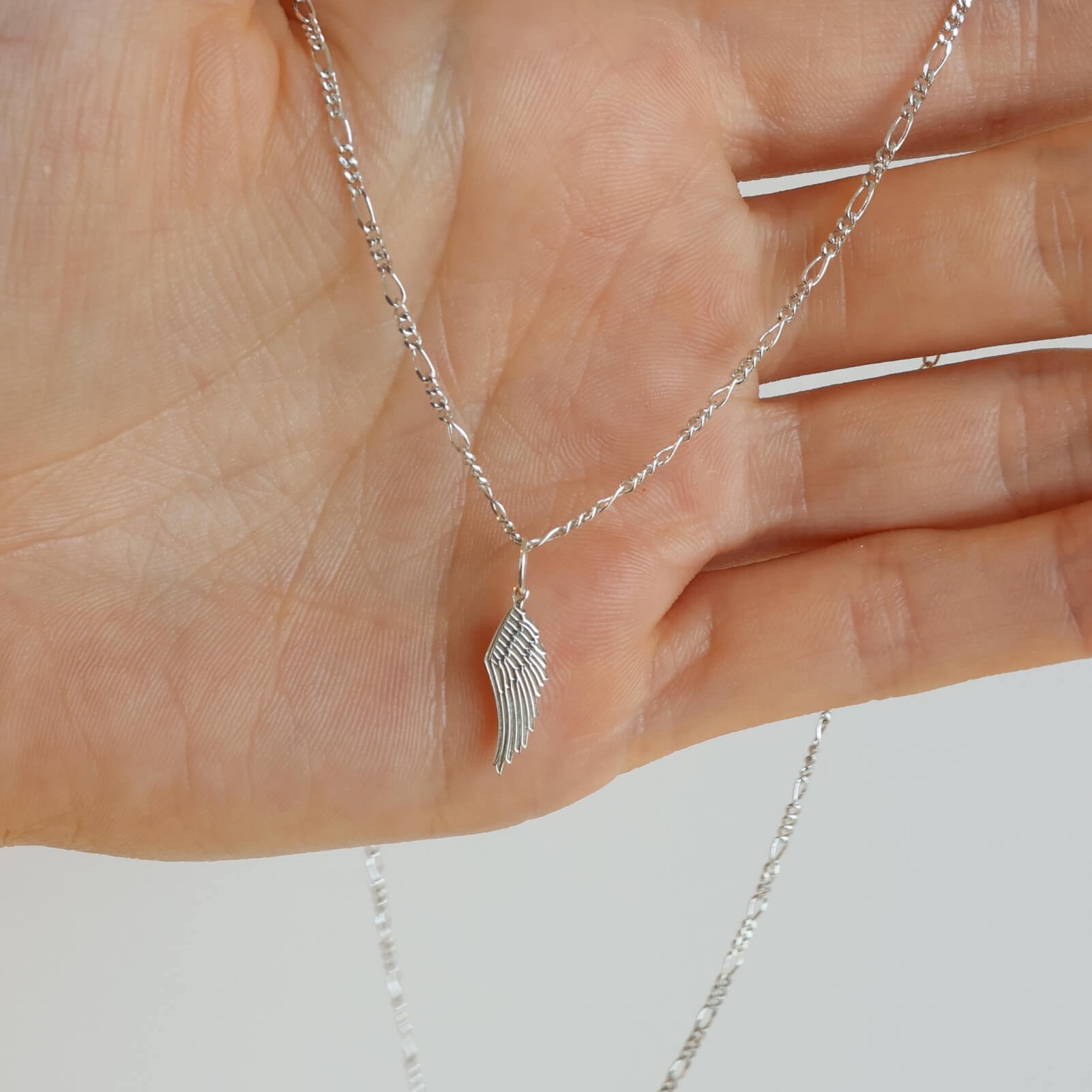Silver Angel Wing Necklace
