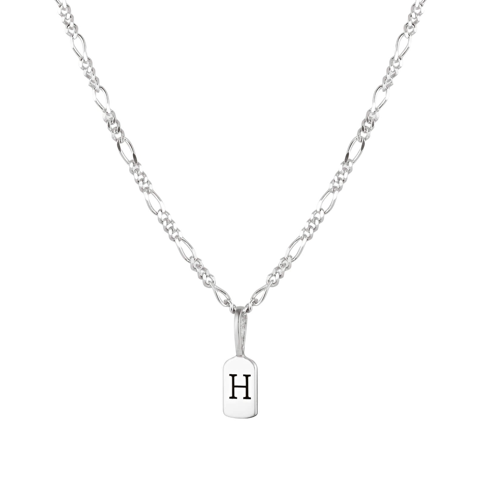 Silver Letter H