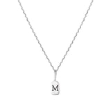 Silver Letter M