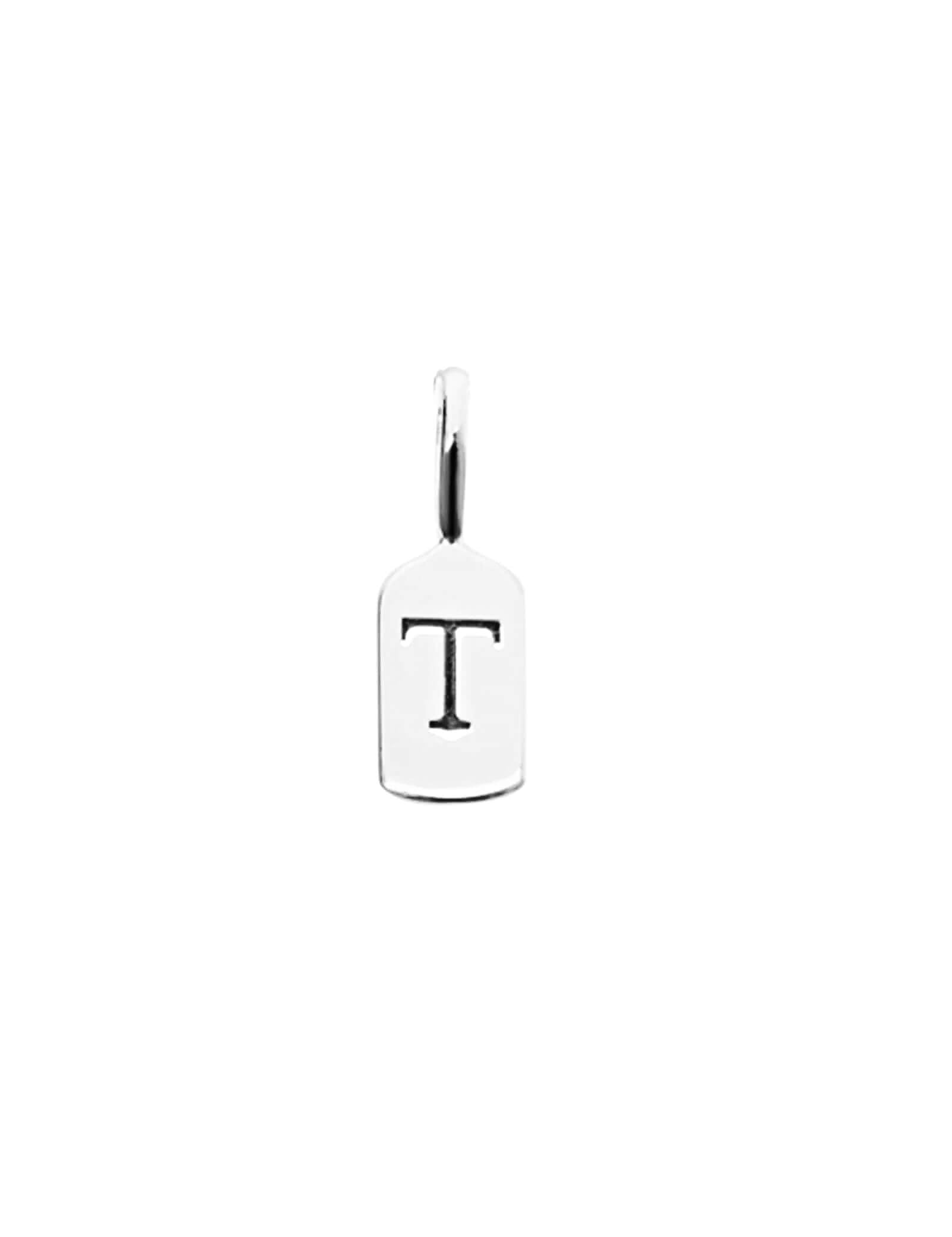 Silver Letter T