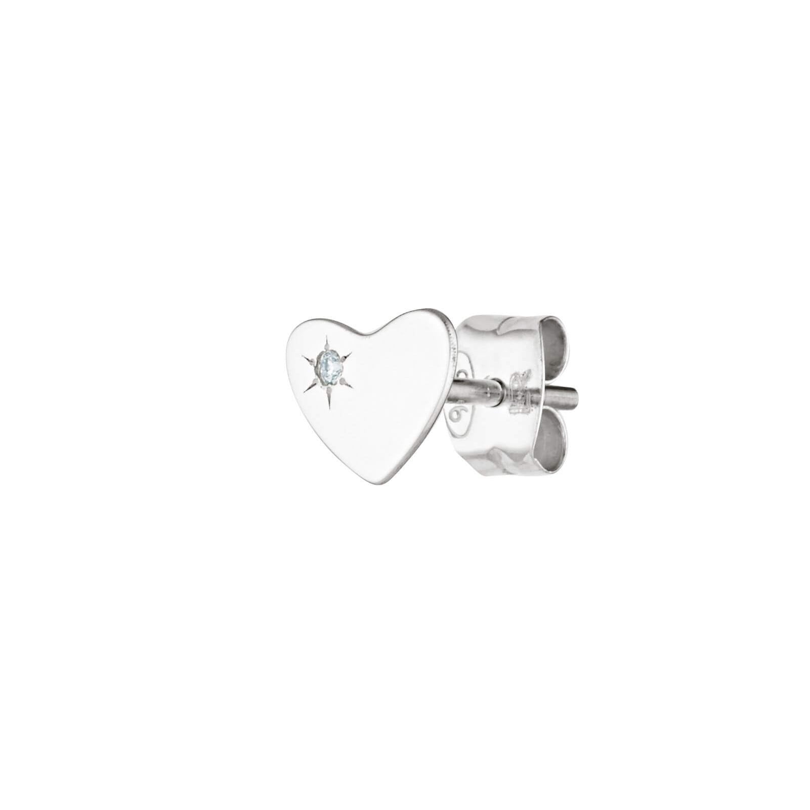 Silver Sweetheart Studs