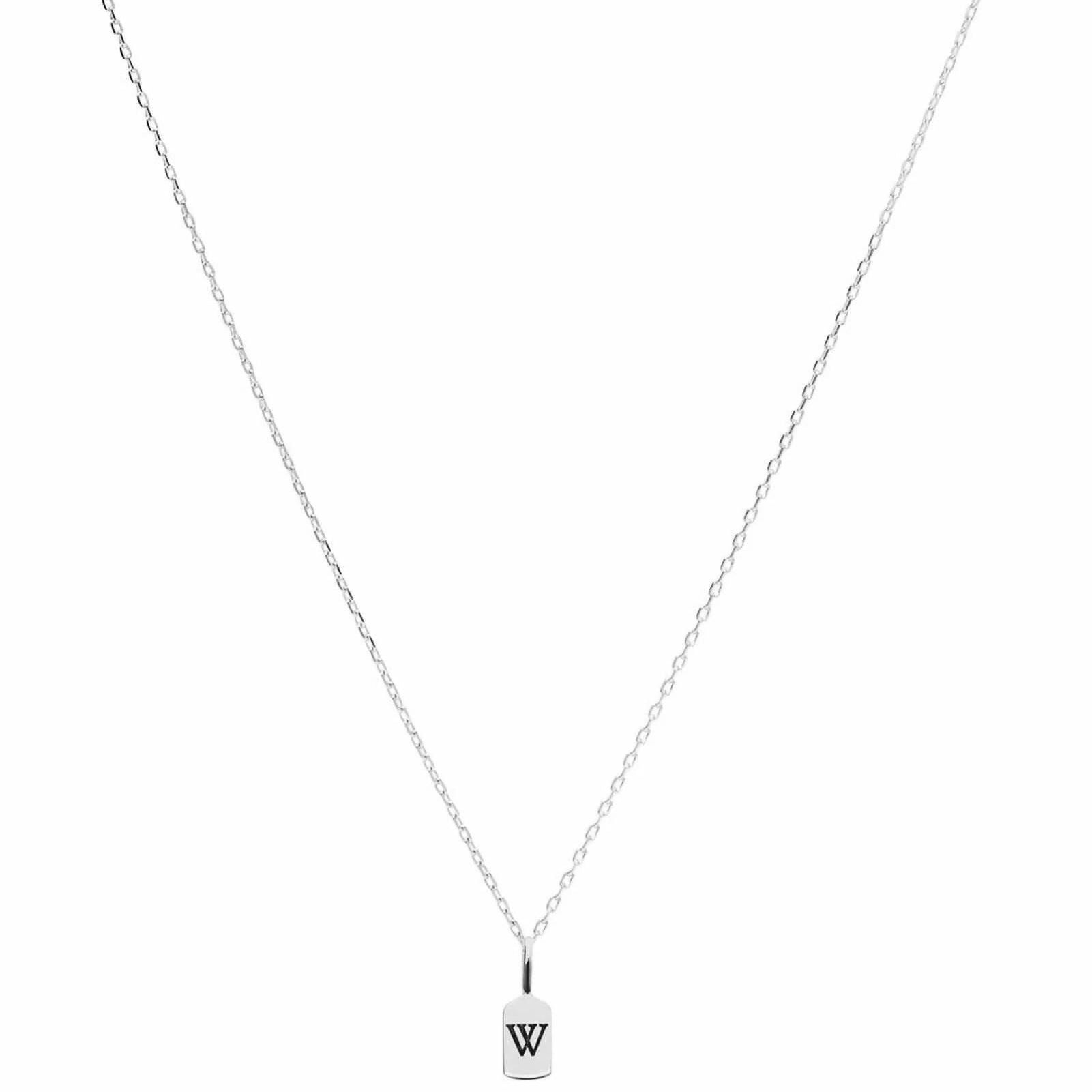 Picture of Luna Rae White Gold Letter W